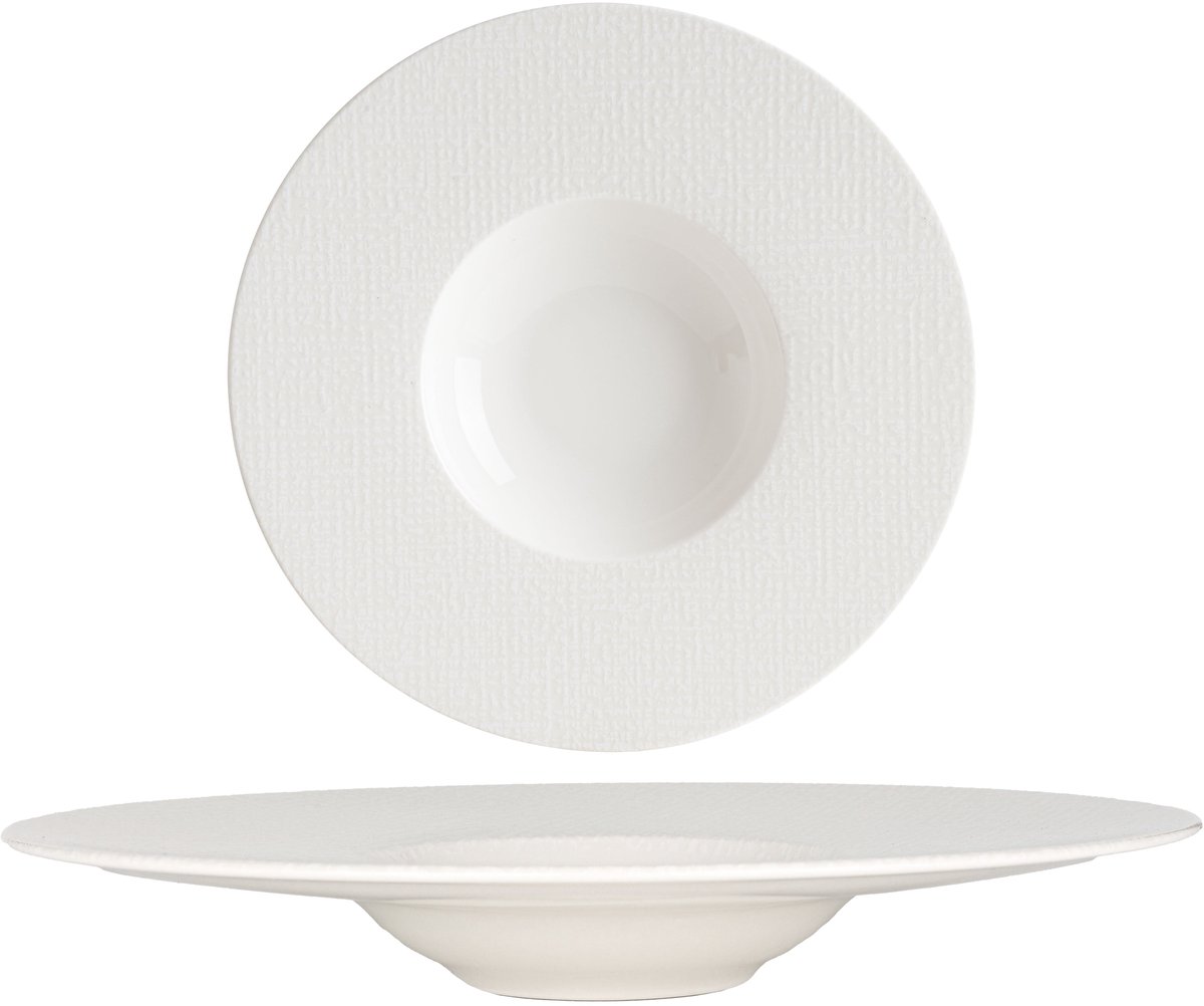 Bonna Pastabord - Patch Neat - Porselein - 30 cm (220cc) - set van 2