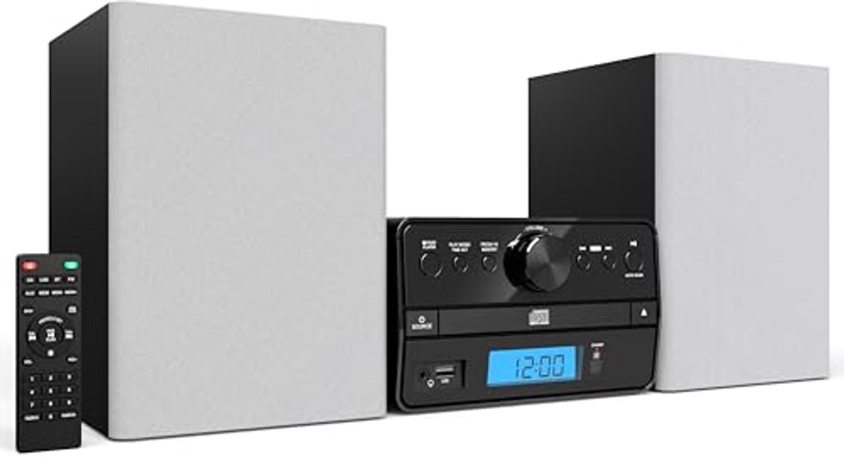 CD-speler met Digitale FM Radio, Bluetooth Streaming en Afstandsbediening - Geschikt voor MP3 en AUX