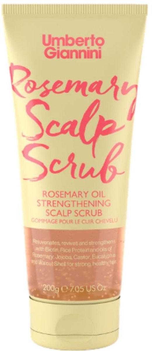 Umberto Giannini - Strong Curls Rosemary Oil Strenghtening Scalp Scrub - 200ml