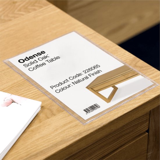 Odense Massief Eiken Salontafel, Productcode 226065, Kleur: Natuurlijke Afwerking.
