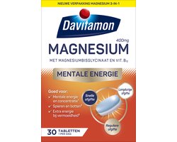 Davitamon Davitamon Magnesium Triple Layer - Voedingssupplement – 30 magnesium tabletten