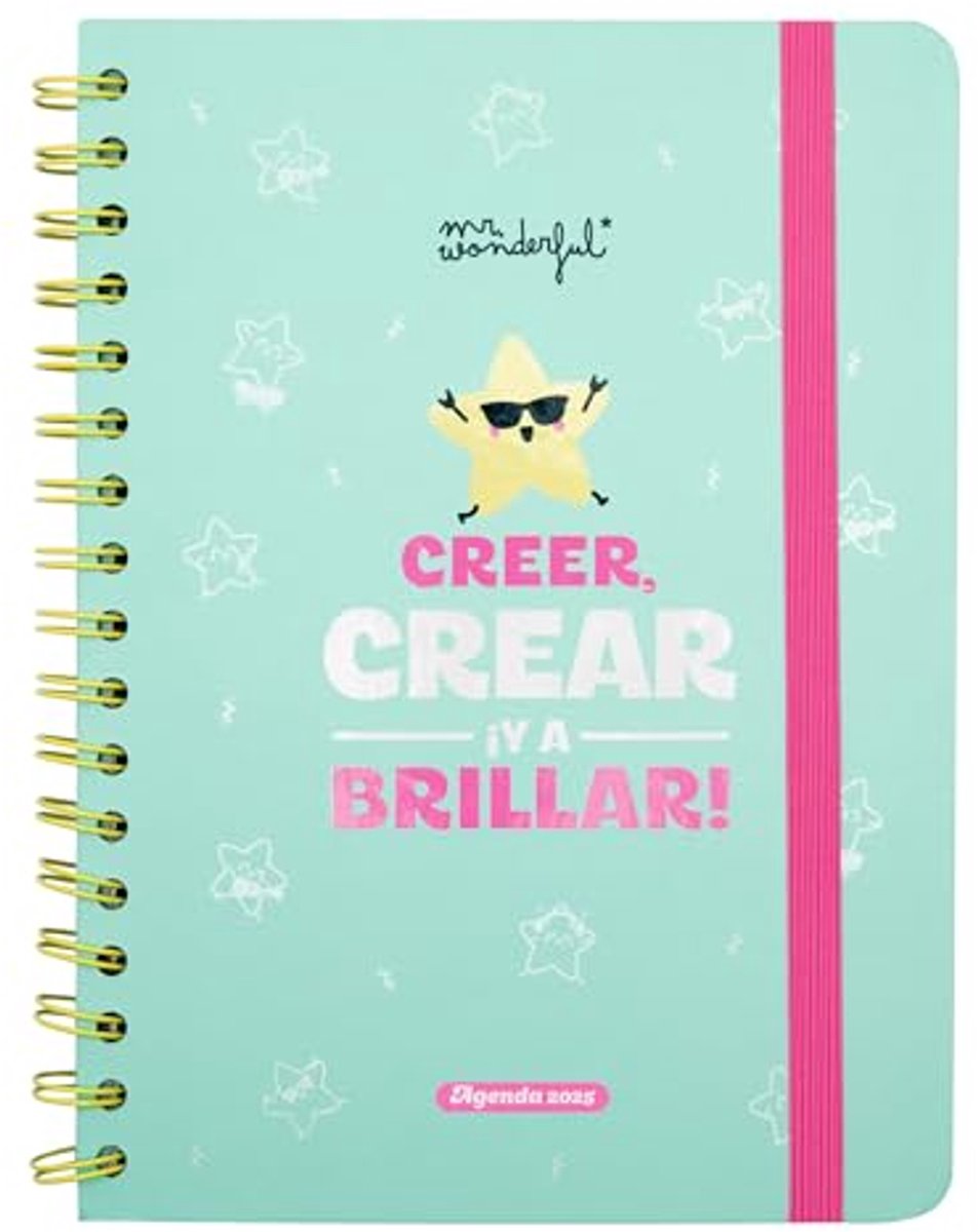 Elegante Weekplanner 2025 met Stickers en Notitieblok