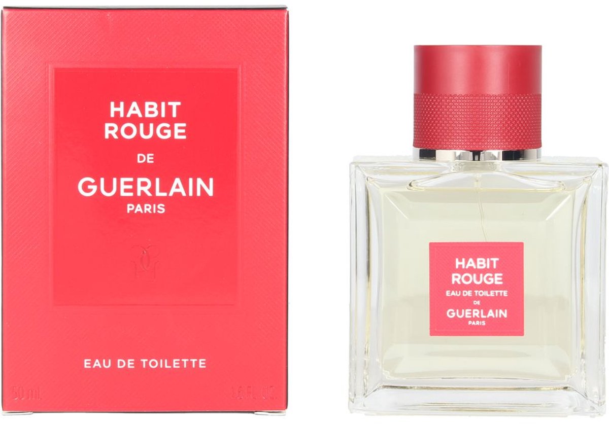 Guerlain Habit Rouge Eau De Toilette Spray 50 Ml