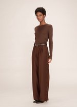 Pantalon Grace & Mila Tatum en laine marron