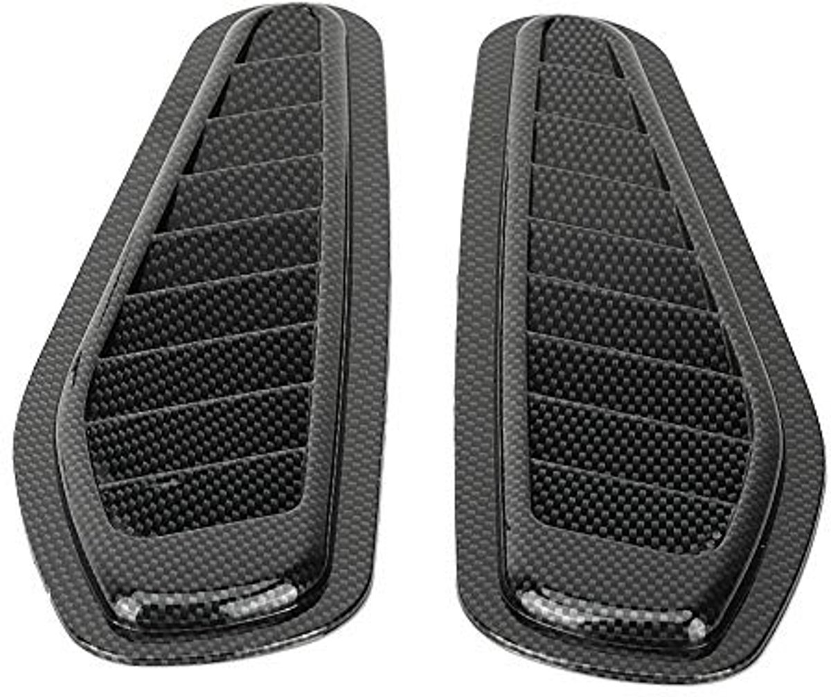 Universele Luchtinlaat Schep - 2 Stuks Carbon Style Auto Accessoire