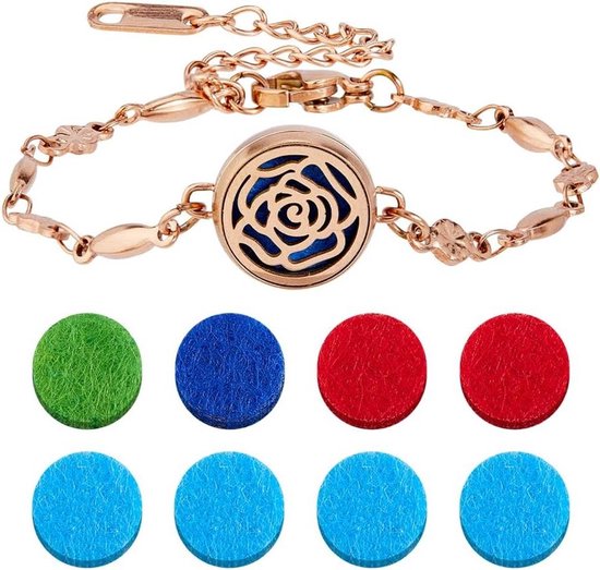 Vrouwen Sieraden Essentiële Olie Diffuser Roestvrij Stalen