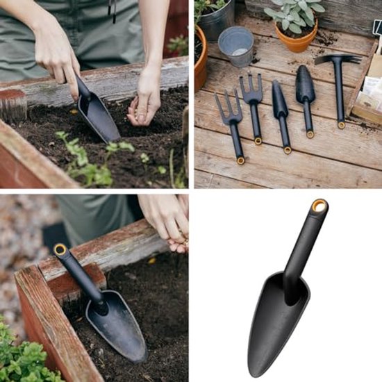 Tuinscheerset 4-delig met onkruidplug, combi-hark, bloemenlepel en snoeischaar van Merkloos	 — afbeelding 5