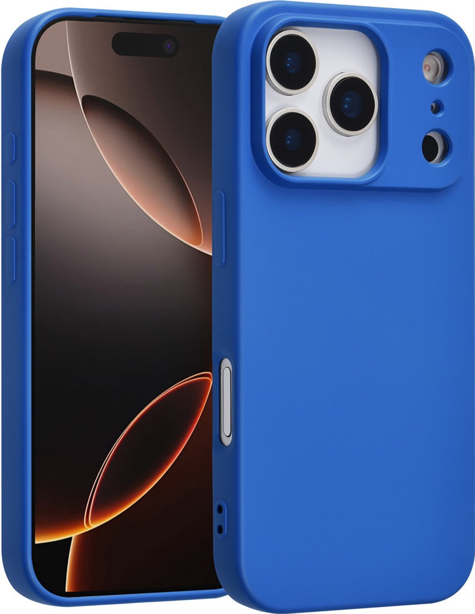 TUNIQ Back cover voor iPhone 17 Pro - Schokabsorberend - Diepblauw