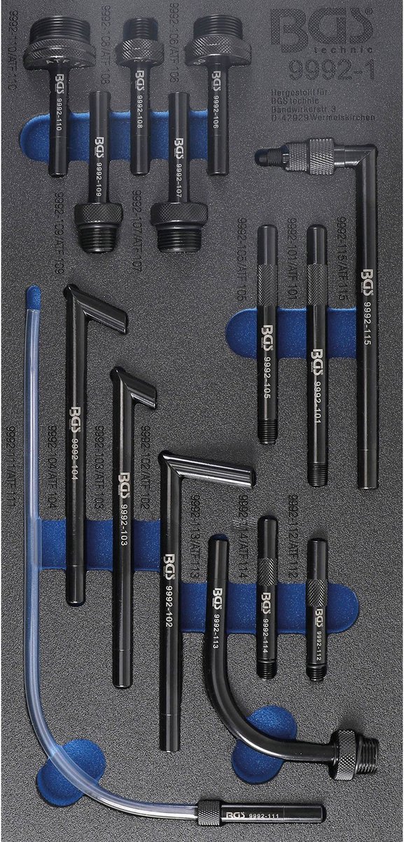 BGS versnellingsbakvullingsadapterset 15-delig - 9992-1