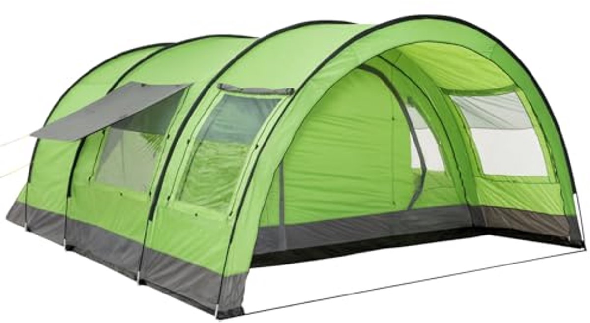 Ruime tunneltent voor 6 personen met waterkolom van 5000 mm - Ideaal voor kamperen