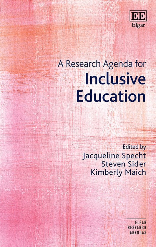 Elgar Research Agendas - A Research Agenda for Inclusive Edu ... - cover