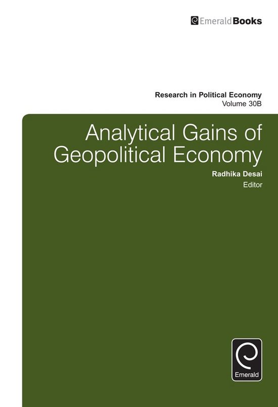 Research in Political Economy 30 - Analytical Gains of Geopo ... - cover