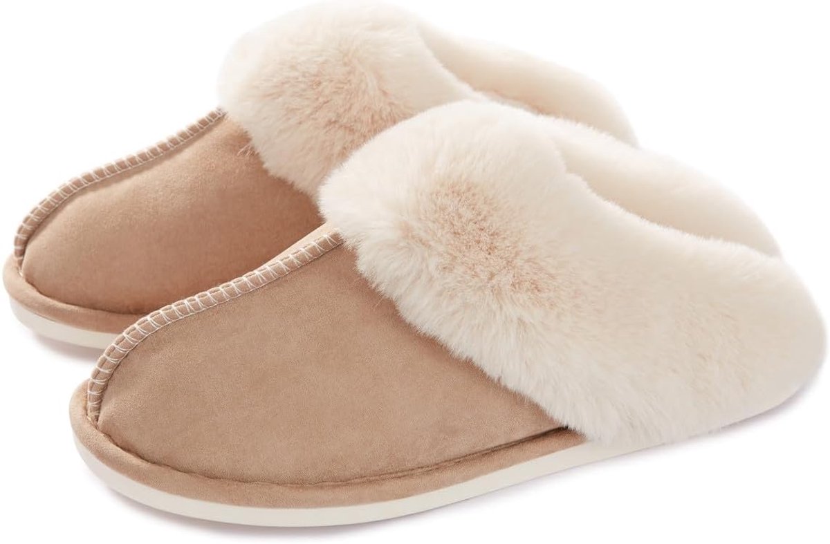 Warme Dames Slippers Zacht Pluche Antislip Winter Pantoffels
