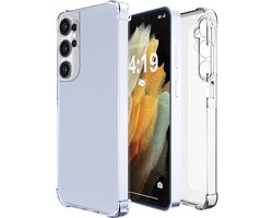 iTech Bumper Hoesje geschikt voor Samsung Galaxy S21 Ultra – Slank, Schokbestendig & Beschermend