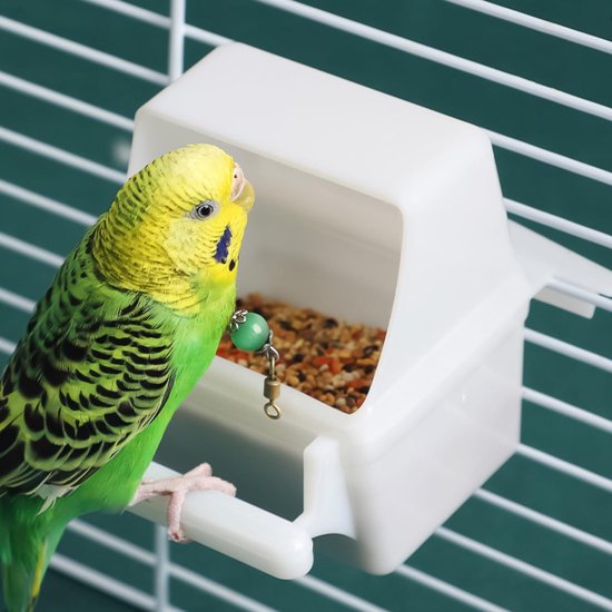 Allecto Plus - Mangeoire pour perroquets - Distributeur d'eau suspendu - Accessoires pour Nourriture - Perruche - Lot de 2.
