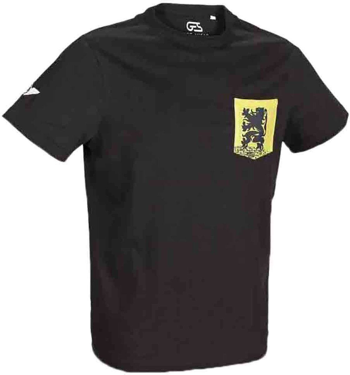 Ges Flandres T-shirt Met Korte Mouwen Zwart