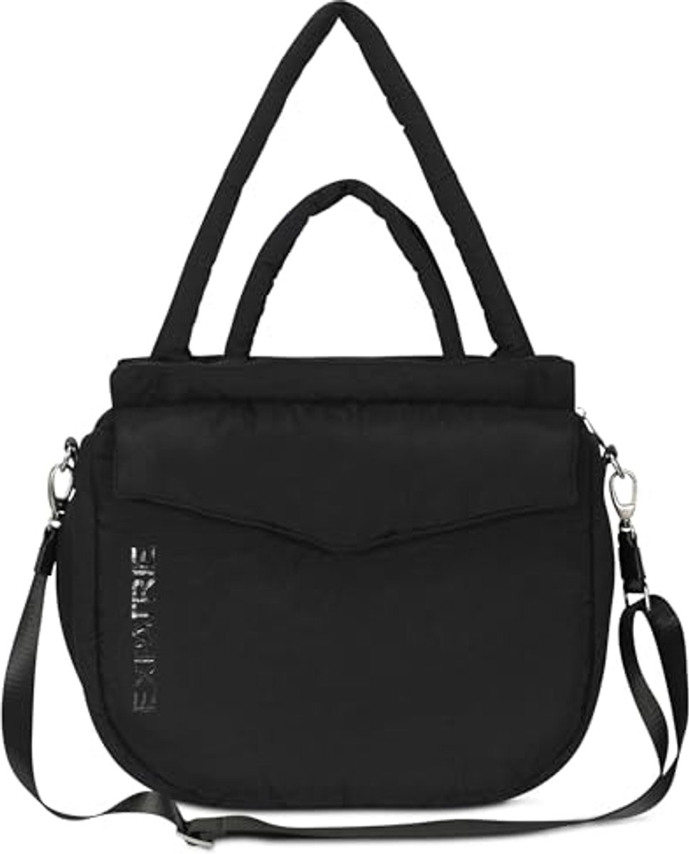 Grote Gevoerde Tote Bag voor Dames - Waterafstotende Schoudertas met Laptopcompartiment