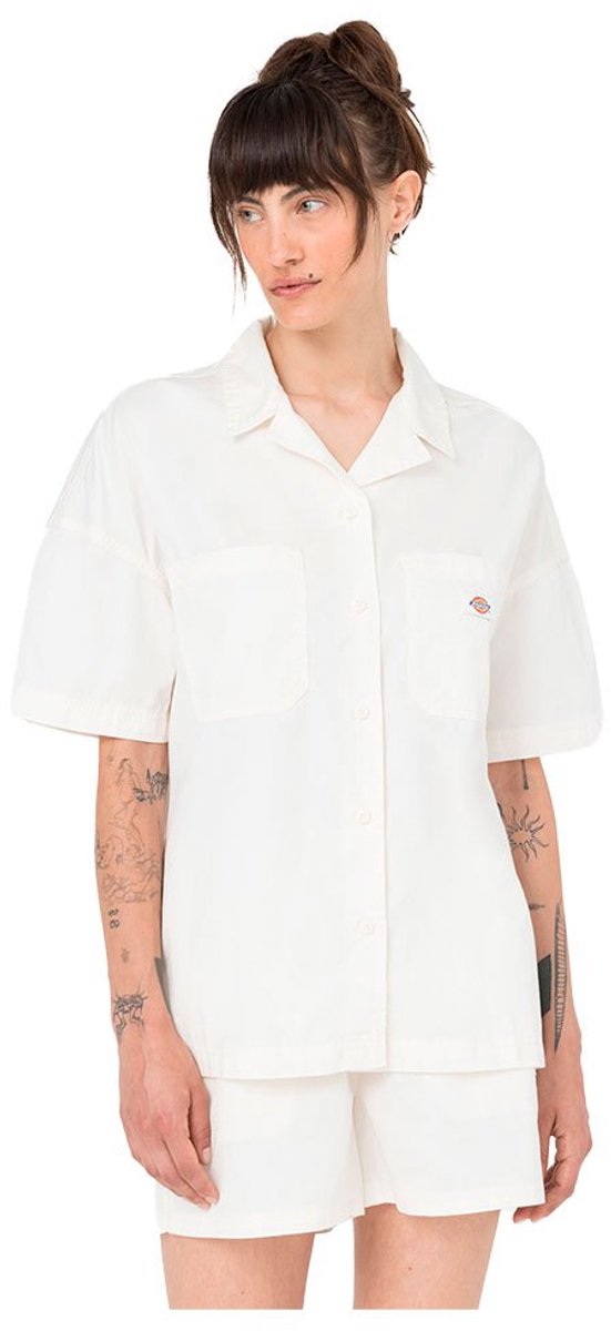 Dickies Vale Overhemd Met Korte Mouwen XS Vrouw Grijs