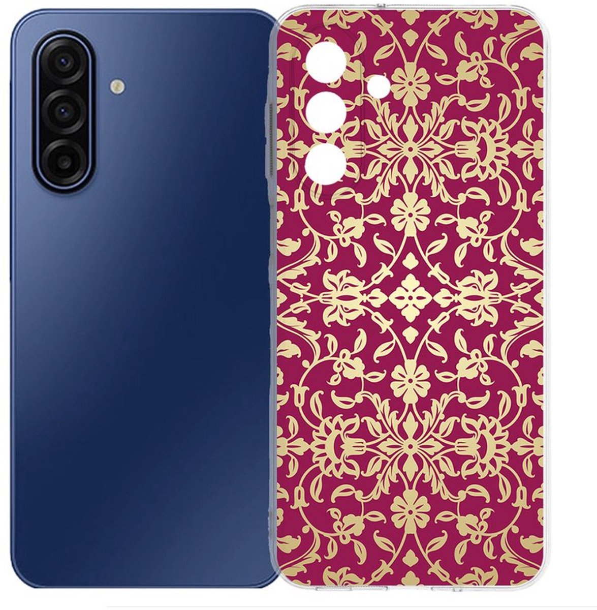 TPU Hoesje Samsung Galaxy A17 - Barok Pink Backcover