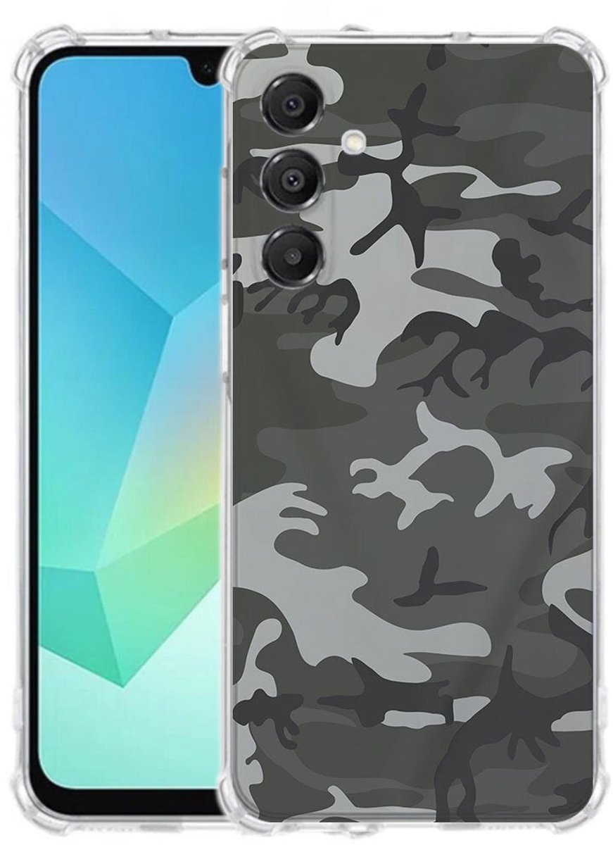 TPU Telefoonhoesje Samsung Galaxy A17 - Army Light schokabsorberende backcover