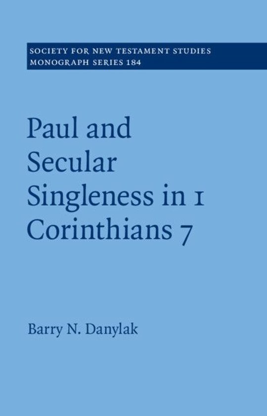 Society for New Testament Studies Monograph Series - Paul an ... - cover