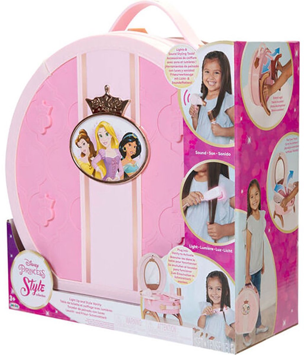 Disney Princess Beauty - Koffer - Jakks Pacific Make Up Speel Tafe Prinses Reis Toiletset Roze