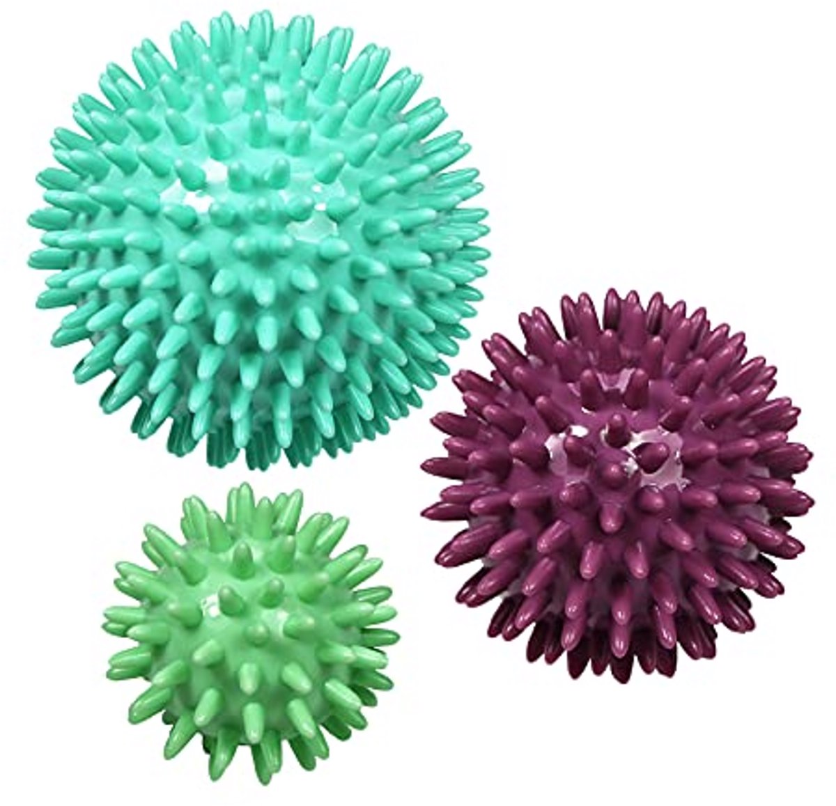 Lacrossebol en Stekelige Massagebal - 2-Pack voor Triggerpoint Massage, Myofasciale Verlichting en Oefeningen