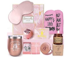 18e Verjaardag Cadeaus voor Vrouwen, Verwen Set voor Haar, Ideale Cadeau-ideeën voor 18-jarige Vrienden, Zussen en Dochters