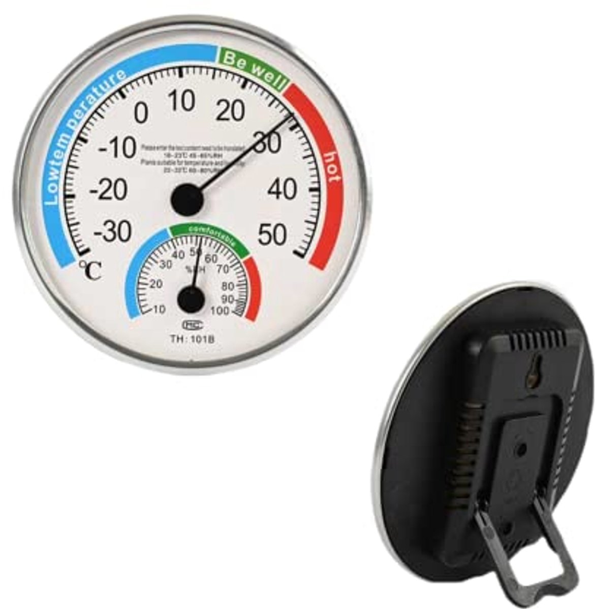 Thermometer Hygrometer voor Binnen en Buiten met LCD Display