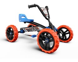BERG Buzzy Nitro Skelter - 2+ jaar - Verstelbare Stoel - Veilige en Stabiele Wegligging - Blauw/Oranje