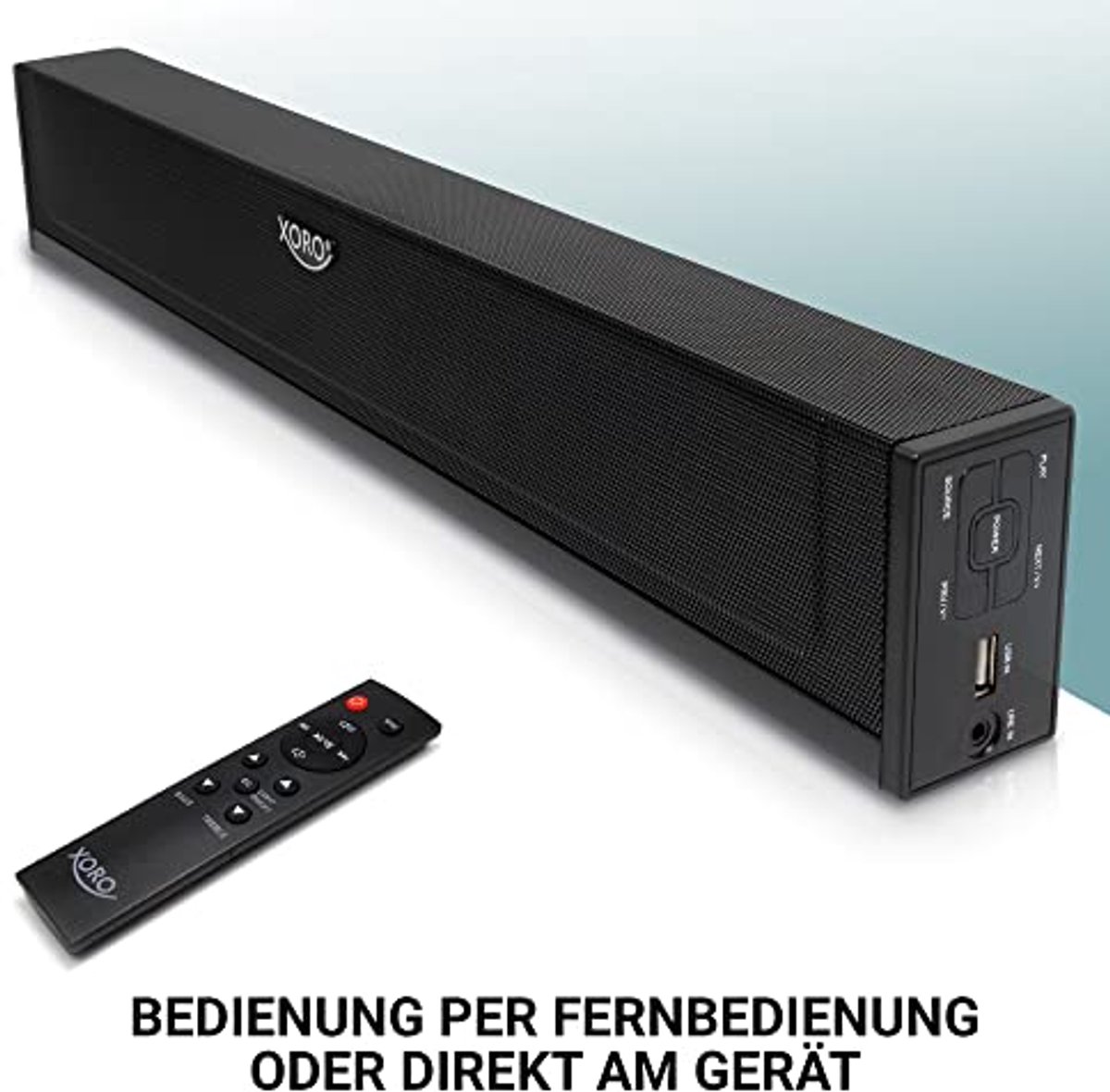 TV Soundbar 25W Bluetooth USB Zwart - afbeelding 3