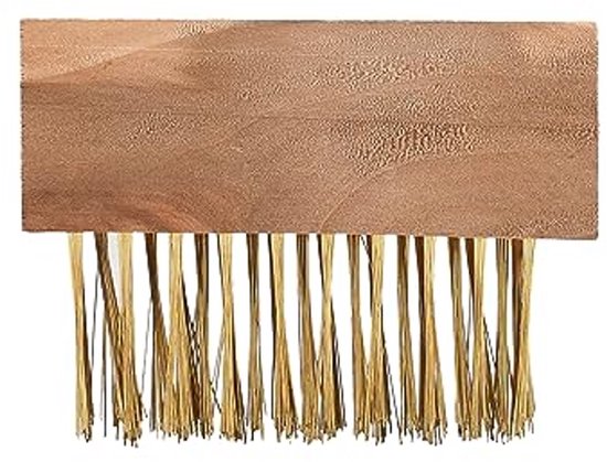 2pcs Patio Weed Wire Brush Head - Steel Bristles Weeding Tool for Block Pavement Cleaning van Merkloos	 — afbeelding 4