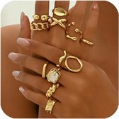 3 bloedkoralen gouden ring kopen? Ring | Christian