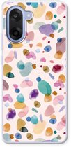Case Company® - Hoesje geschikt voor OnePlus Nord CE5 hoesje - Terrazzo Memphis - Soft Cover Telefoonhoesje - Bescherming aan alle Kanten en Schermrand