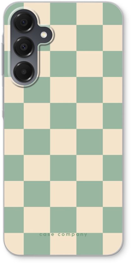 Case Company® - Coque compatible avec Samsung Galaxy A16 - Checkered Mint - Coque souple pour téléphone - Protection sur tous les côtés et sur le bord de l'écran