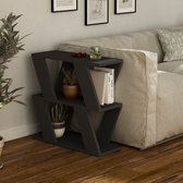 Skye Decor, Bijzettafel, Lazena - Anthracite, Gemelamineerde spaanplaat, Antraciet, 60 x 22 x 57 cm