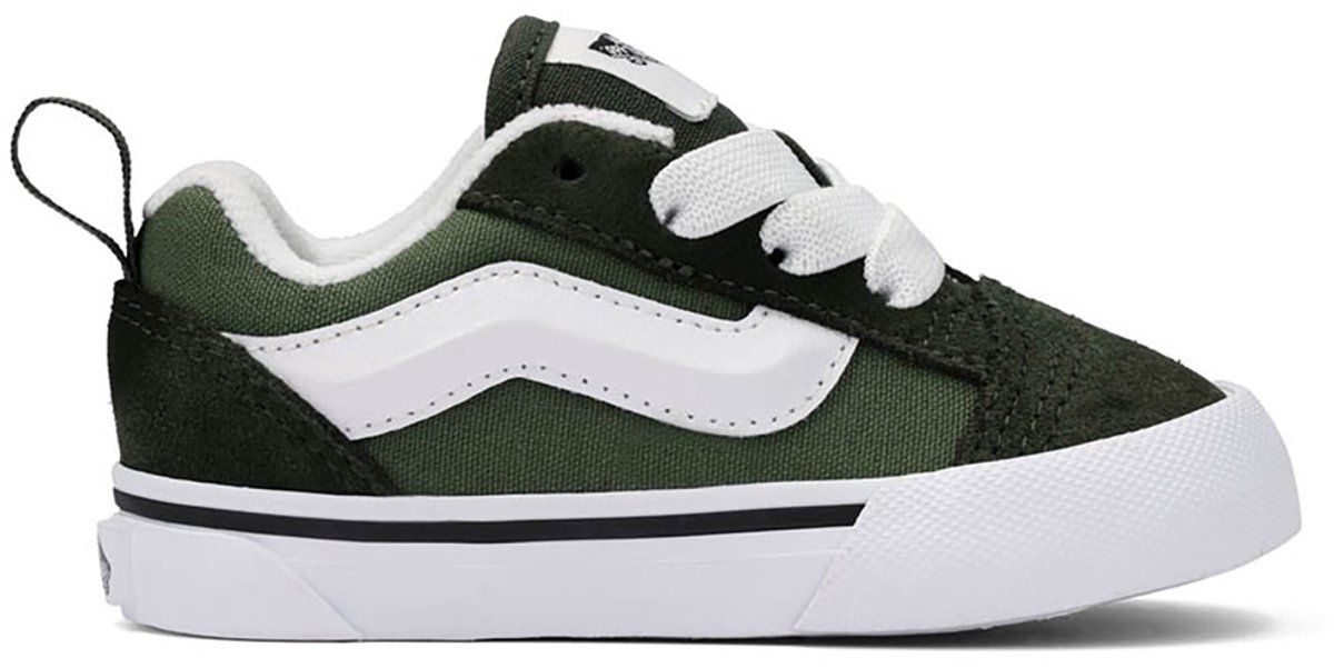 Vans Knu Skool Elastic Lace Schoenen 1/2 Jongens Meisjes Pine Forest