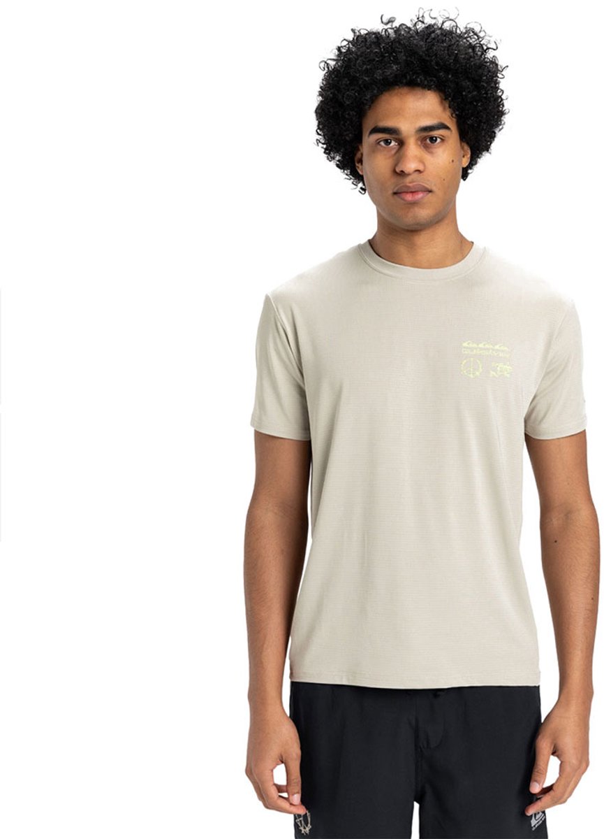 Quiksilver Lap Time T-shirt Met Korte Mouwen M Man Abbey Stone