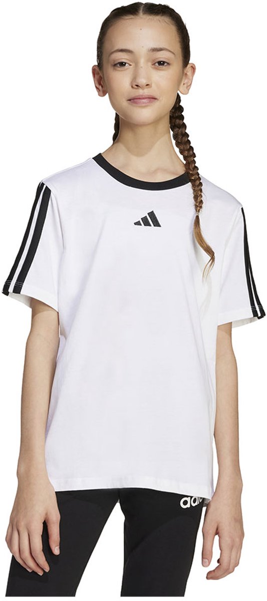 Adidas Essentials T-shirt Met Korte Mouwen 14-15 Years Kinderen Zwart