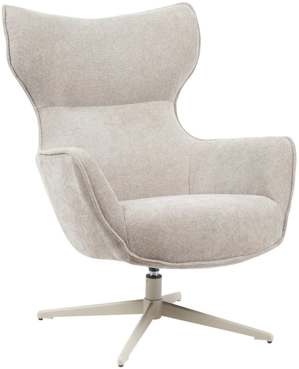 Starfurn Fauteuil Julia - Taupe Stof - Draaibaar