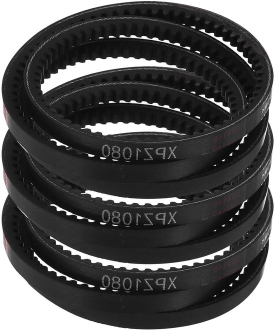 Allecto plus - 3 stuks EPDM V-riemen 8 x 1080, rubber transportbanden voor auto's, industriële uitrusting, mechanisme.