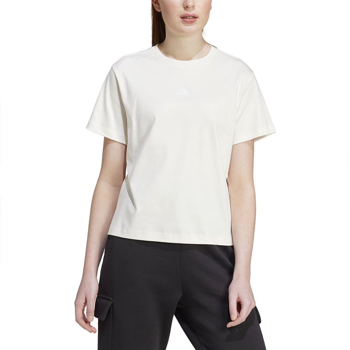 Adidas Brand Love Q3 T-shirt Met Korte Mouwen S Vrouw Creme