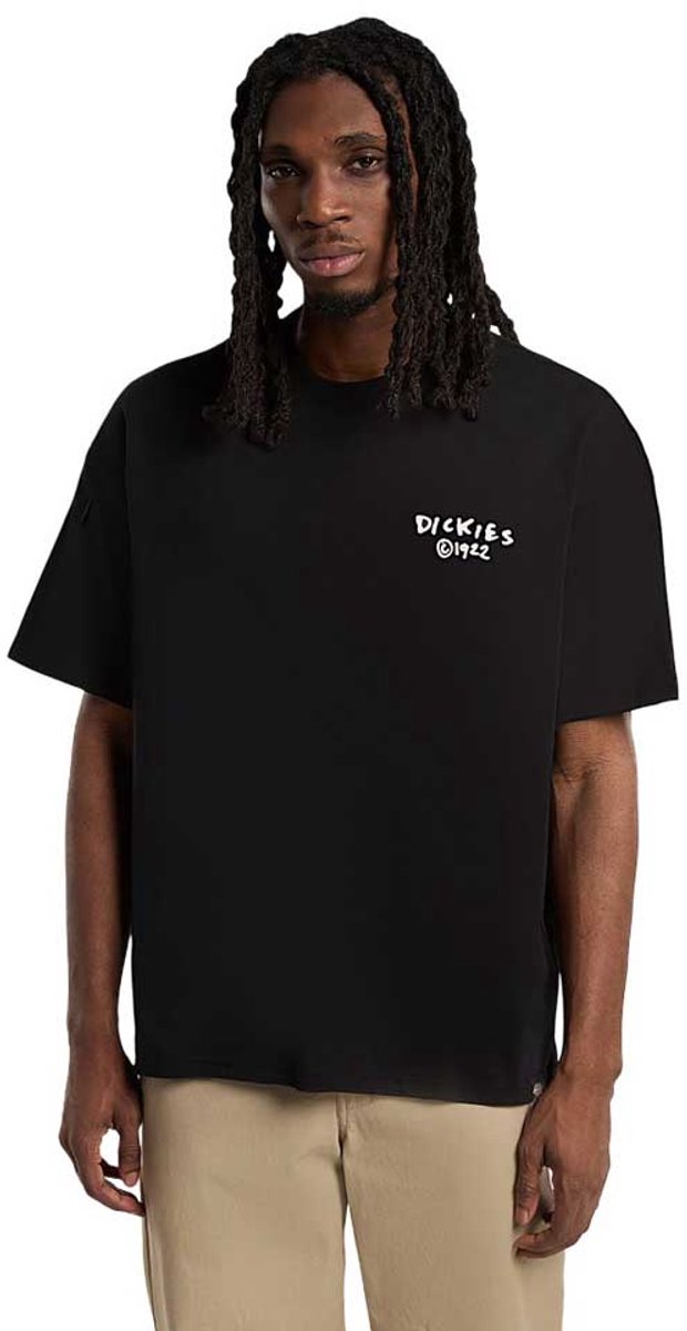 Dickies Sneedville T-shirt Met Korte Mouwen S Man Zwart