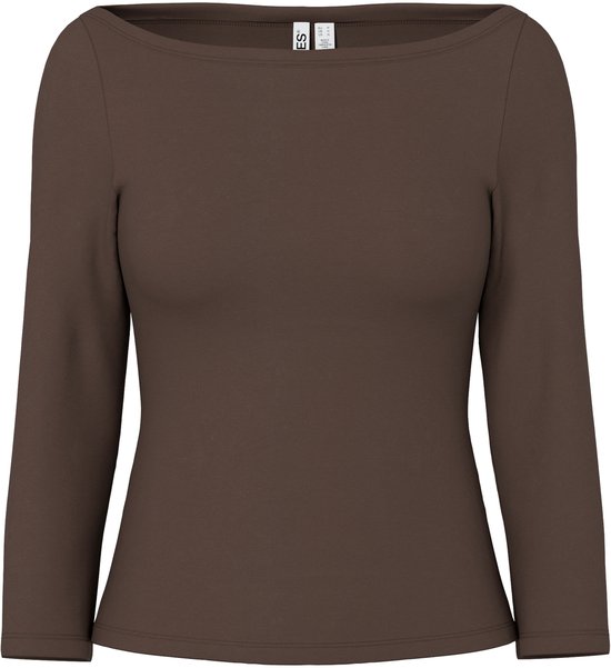Pieces top met 3/4-mouwen PCPHOEBE BOOTHALS