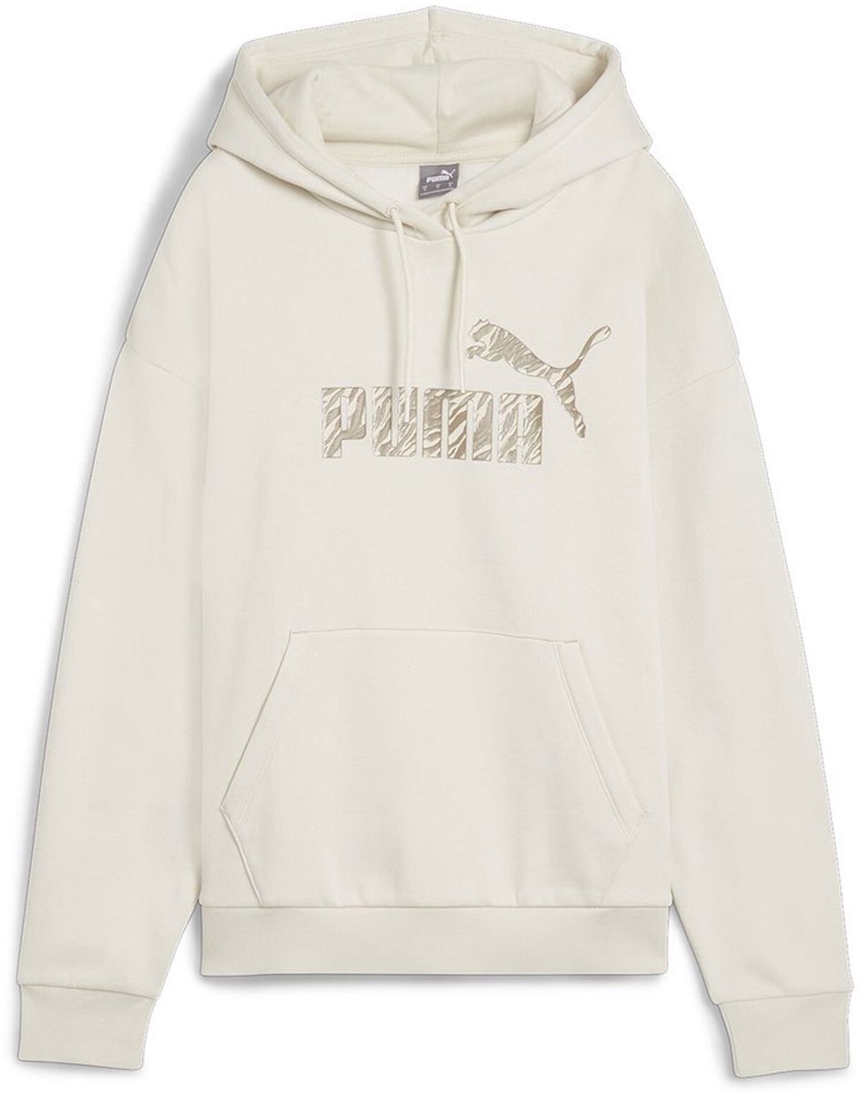 Puma Ess+ Animal Hoodie L Vrouw Alpine Snow