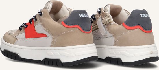 Baskets pour femmes basses Ton & Ton Erjon 1 Garçons - Cuir - Beige - Pointure 33