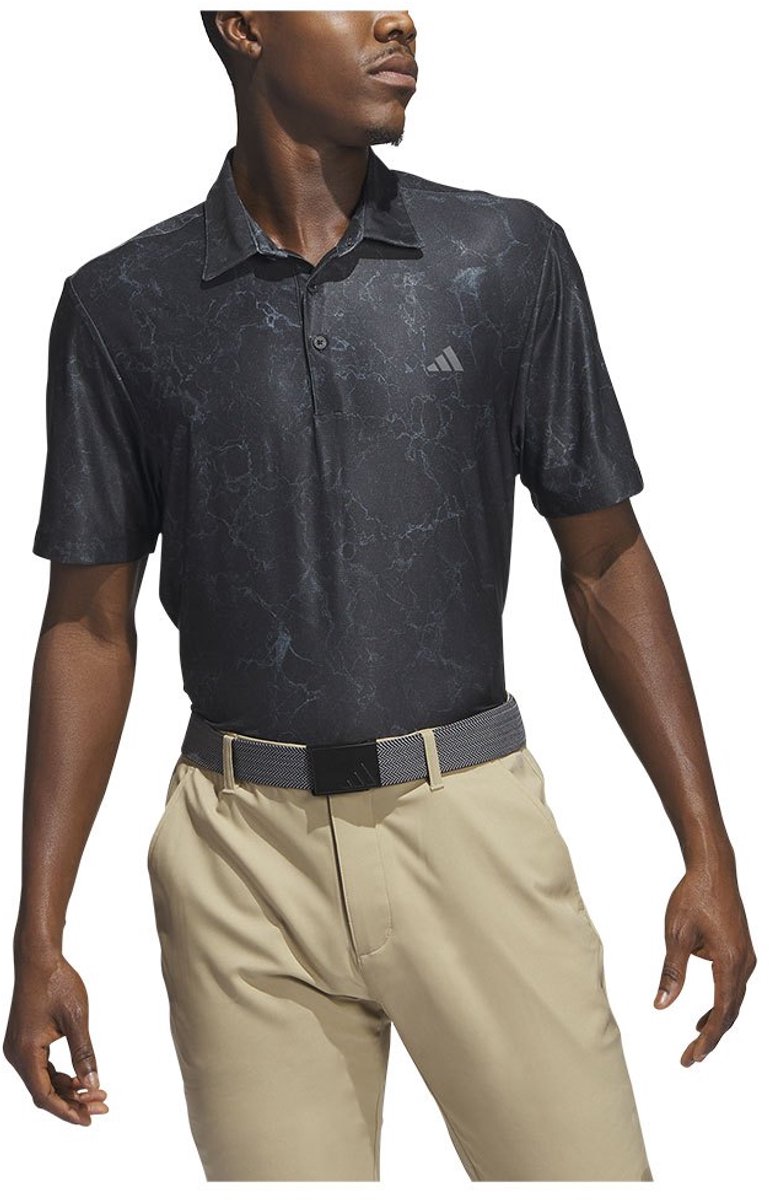 Adidas Sun Energy Korte Mouw Poloshirt S Man Zwart