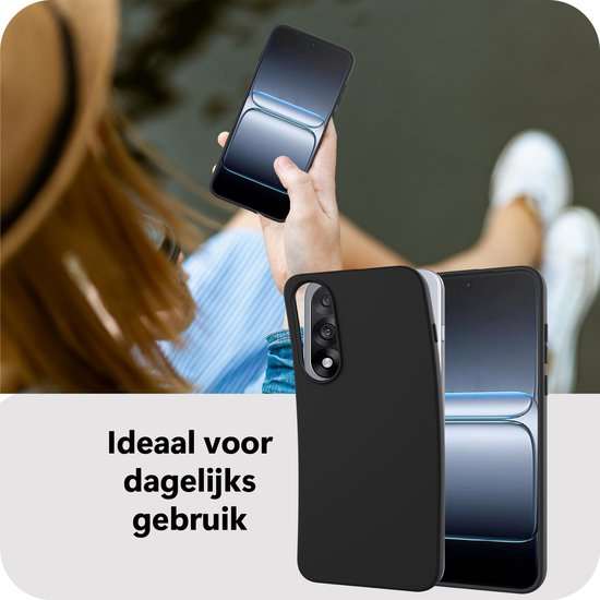 Coque Cazy compatible avec OnePlus Nord 5 - Coque souple en Siliconen - Zwart