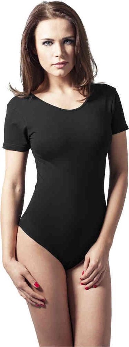 Urban Classics Ladies Stretch Jersey Body Body’s Katoen Zwart