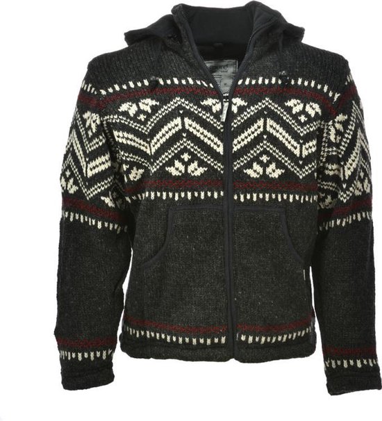 | Pure Wool herenvest WJK 1314 Antraciet antraciet L Pure Wool Handgebreide Vest WJK 1301 Antraciet | Pure Wool